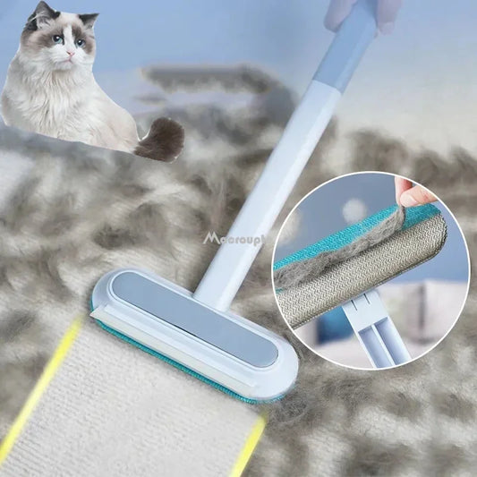 Paws & Family - Multi-Function Pet Hair Remover Brush - Effective Cat and Dog Fur Cleaner, Lint Roller for Carpets, Bedding, and Clothing